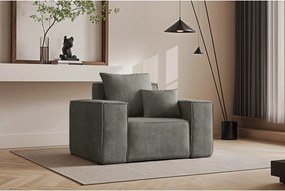 Fotel ELLA, tkanina Noel, Szary