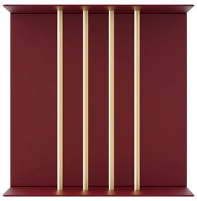 Czerwona metalowa półka Teaser – UMAGE