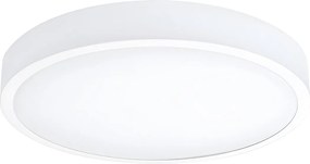 Plafony Minimalistyczny Onyx, Aluminium - 1 Źródło - L.50 X H.6 Cm - Biały