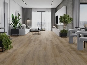 Mexen Palermo próbka paneli winylowych SPC 6,5 mm, podkład IXPE 1,5 mm, 4 V-Fuga, Dąb - F1025-S