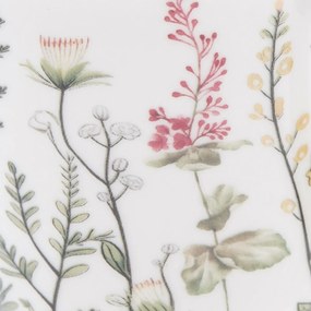 Zestaw 6 kubków porcelanowych Letnia łąka 230 ml, czerwony