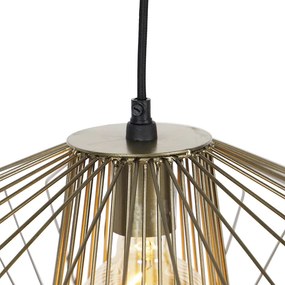 Designerska lampa wisząca mosiężna - StielDesignerski Oswietlenie wewnetrzne