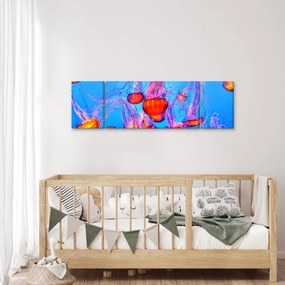 Obraz meduz w morzu (170x50 cm)
