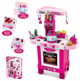 Baby Mix Kuchenka dla dzieci różowy, 87 x 64 x 29 cm