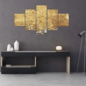 Obraz - Złota struktura N⁰3 (125x70 cm)