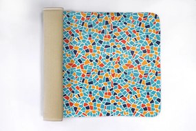 Dywanik antypoślizgowy do łazienki Dywanik antypoślizgowy do łazienki Kolorowa Abstrakcja