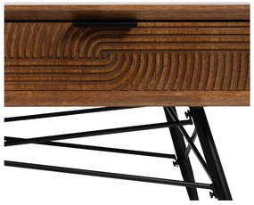 Brązowy stolik 60x120 cm Lagom – Ixia