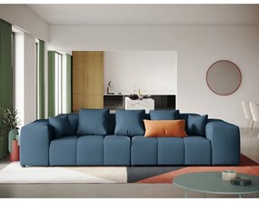 Niebieska sofa 320 cm Rome – Cosmopolitan Design