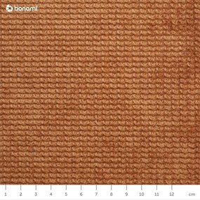 Brązowa sztruksowa rozkładana/ze schowkiem sofa 215 cm Bjork – Bonami Selection