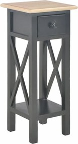 Czarny stolik boczny do salonu H7-B50