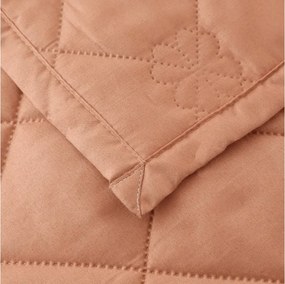 Letnia kołdra HEARTIX 140x200 cm, pomarańczowa