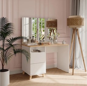 Stolik do przebierania biały/artystyczny 110x55x75 karen