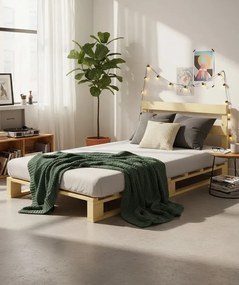 Łóżko z palet do pokoju młodzieżowego F5-F59