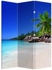 Parawan - Plaża na wyspie Praslin (126x170 cm)