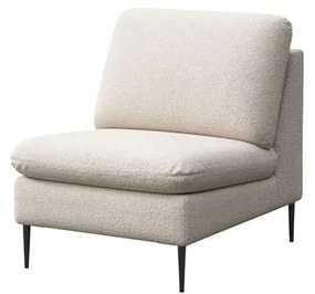 Beżowy fotel z materiału bouclé Belle – Rodier