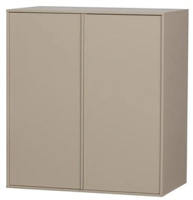 Kremowa szafa modułowa z litego drewna sosnowego 100x110 cm Daily – vtwonen