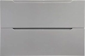 Szafka pod jedną umywalkę wisząca - Szary - 80 cm - STEFANIE