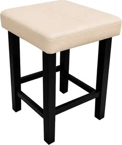 Taboret Klasyk 45cm Stołek Loft Eko-skóra D18