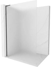 Mexen Kioto L ścianka prysznicowa Walk-in 120 x 200 cm, szron, czarna - 800-120-103-70-30