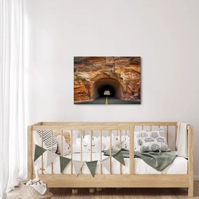 Obraz - tunel w skale (70x50 cm)