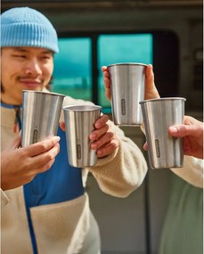 Kubek podróżny ze stali nierdzewnej w kolorze srebra 500 ml – Black + Blum