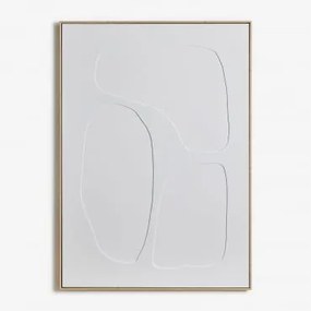 Ręcznie Malowany Obraz Dekoracyjny Z Reliefem Helvona 100 X 140 Cm & B - Sklum