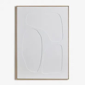 Ręcznie Malowany Obraz Dekoracyjny Z Reliefem Helvona B & 100 X 140 Cm - Sklum