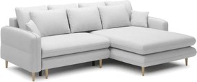 Elegancki narożnik SALLY S z funkcją spania w tkaninie SORELLA 01 WERSAL