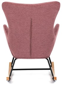 Fotel bujany PINK2, różowy