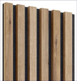 Akustyczne panele lamelowe 2 szt. dąb artisan H7-H45