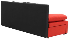 Kanapa sofa 3 os z funkcją spania SONI Granatowy/Czarny