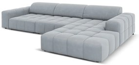 Sofa Narożna LUC 4-miejscowa 284x166x70 Christian Lacroix jasny niebieski light blue