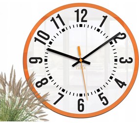 Zegar ścienny okrągły cichy klasyczny akrylowy na ścianę duże cyfry stylowy