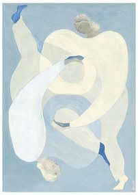 Plakat 70x100 cm Hold You - Blue – Sofia Lind – The Poster Club