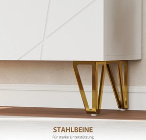 HOMCOM Szafka na buty z 2 drzwiami, regał na buty, przechowywanie obuwia z 3 regulowanymi półkami 72 x 31,5 x 95 cm, Biały