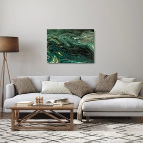Obraz na szkle - Zielony marmur (70x50 cm)