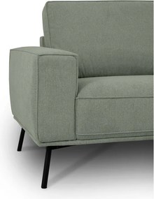 Zielony narożnik z tkaniny szenilowej (prawostronny/w kształcie litery L) Amsterdam – Scandic