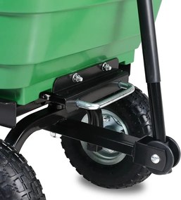 Wózek ogrodowy JEREMY z funkcją przechyłu, 51x103,5x92,5cm, zielona Gardebruk