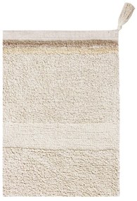 Kremowy bawełniany dywan tkany ręcznie odpowiedni do prania 200x300 cm Bloom Natural – Lorena Canals