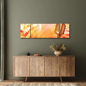 Obraz - Mikrofon retro (170x50 cm)