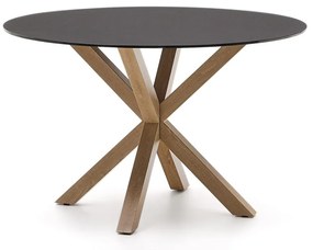 Okrągły stół ze szklanym blatem ø 120 cm Argo – Kave Home