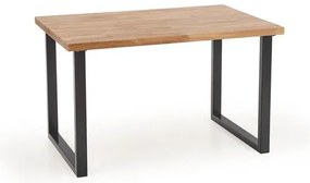 Stół do jadalni z dębowym blatem RADUS 120(200)x78