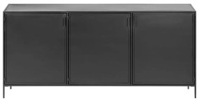 Czarna stalowa komoda 160x72x35 cm Shantay – Kave Home