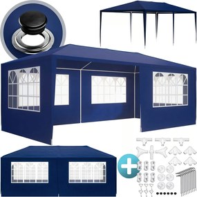 Namiot imprezowy NEAPOL, 3x6m, niebieska Jurhan