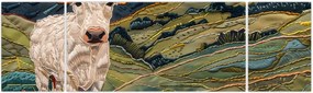 Obraz - Imitacja dzianego motywu (170x50 cm)