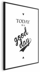 Plakat Today 29,7x42 cm z ramą czarną z marginesem ARTGEIST B