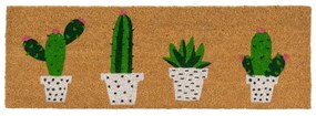 Wycieraczka z włókna kokosowego 25x75 cm Cactus – Casa Selección
