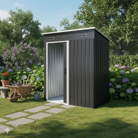 Domek narzędziowy M, 162x86x181 cm, antracytowy Jurhan