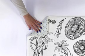 Dywanik do łazienki Dywanik do łazienki Kwiaty wzór