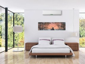Obraz - Ilustracja przedstawiająca wojownika (170x50 cm)